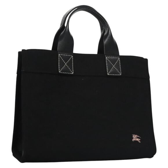 Burberry Blue Label Hand Bag Canvas Black - Picture 1 of 16